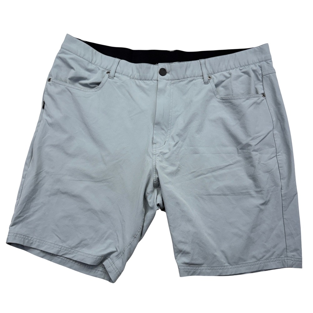 01.ALGO Shorts Mens 38 Light Quarry Performance Golf Hiking Outdoors